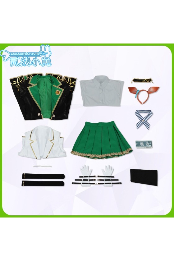 2XXT Cosplay Uma Musume Pretty Derby Bamboo Memory Iron Ambition Race Outfit Cosplay Costume